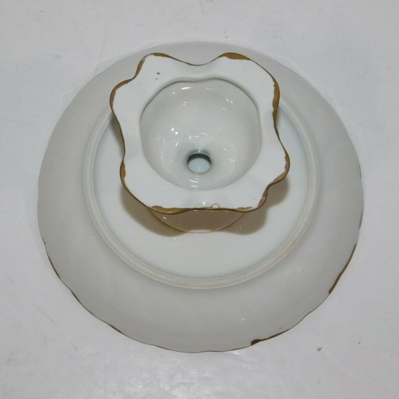 Limoges Loving Women Cherub Footed Tray - Picture 7 of 9